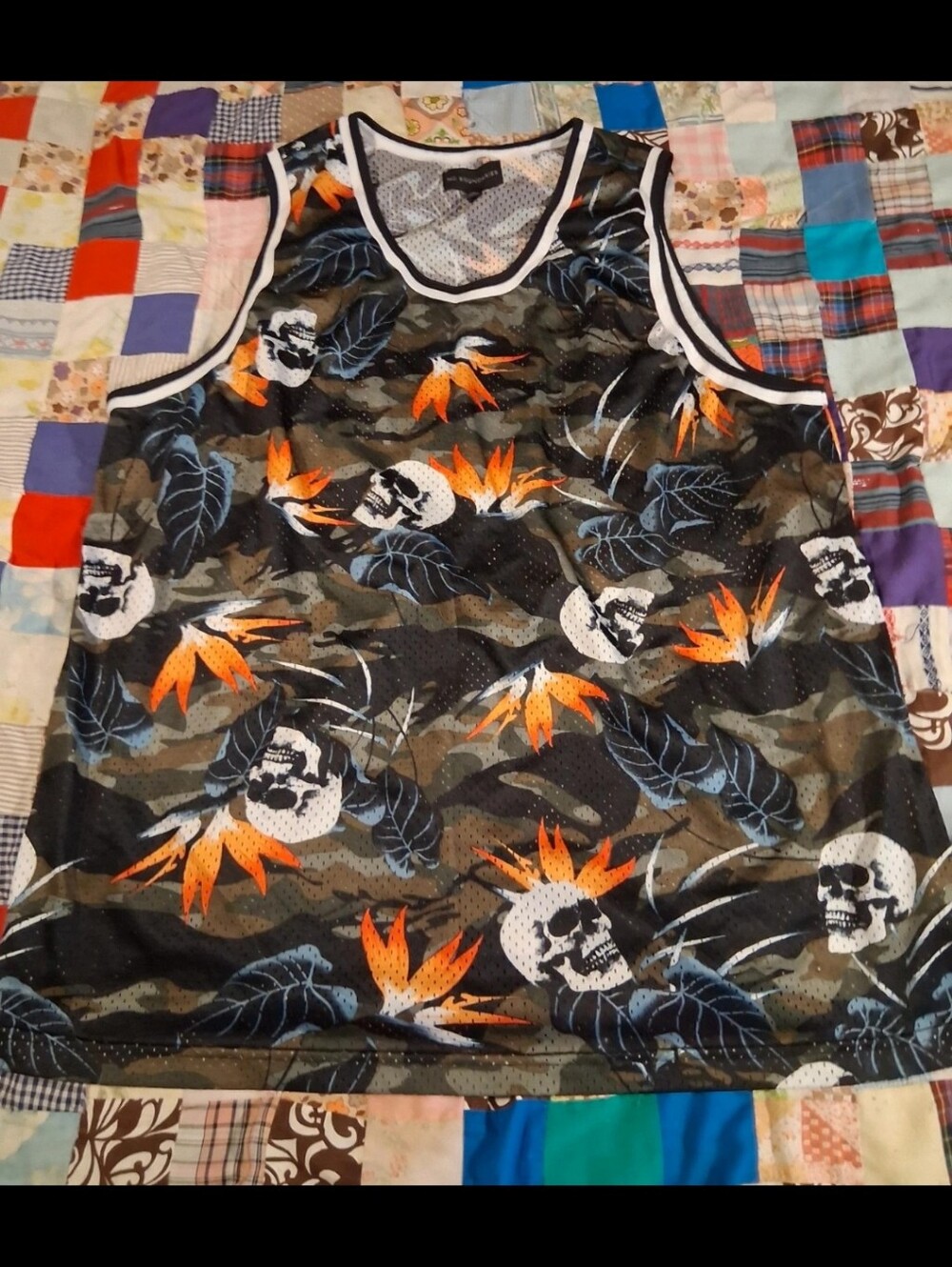 Skull Tank Top Womans Sz. 3X